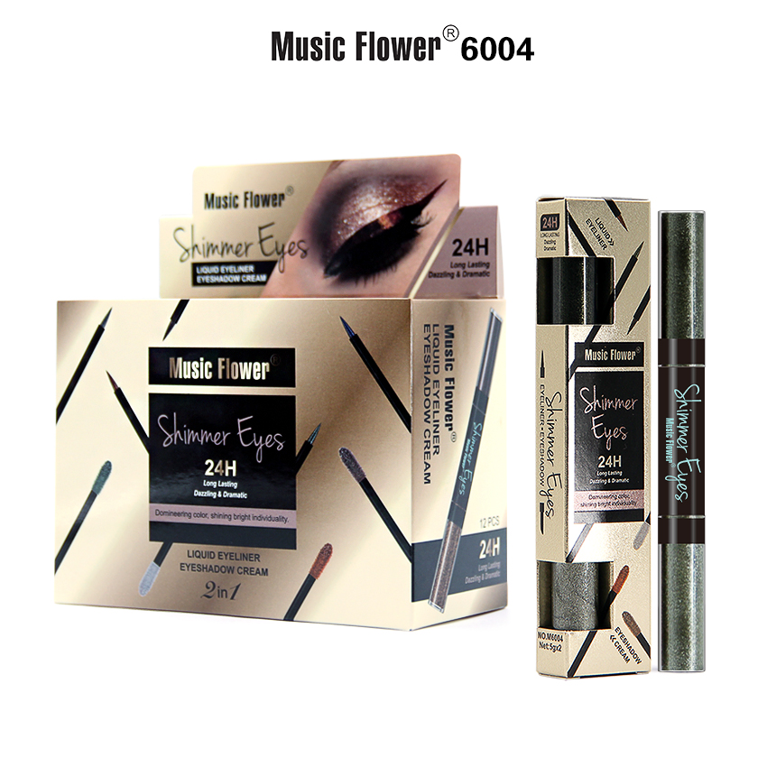 Music Flower 微閃耀眼液體眼線眼影 #6004