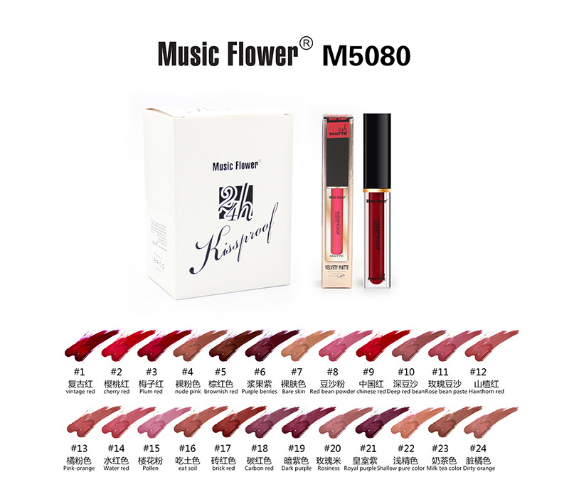 MUSIC FLOWER MATTE LIPGLOSS  M5080