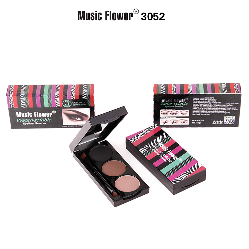 MUSIC FLOWER WATER SOLUBLE EYELINER POWDER M3052